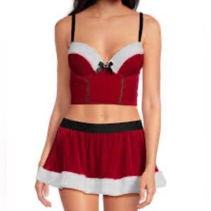 Seductive Wear By Cinema Etoile 3 Piece Santa Set Size Large